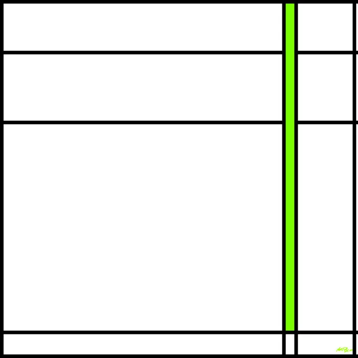 Click to view in high resolution Neon Green Geometric Digital Piece