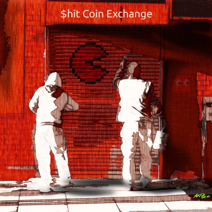 Click to view in high resolution Crimson Urban Encounter Digital Art