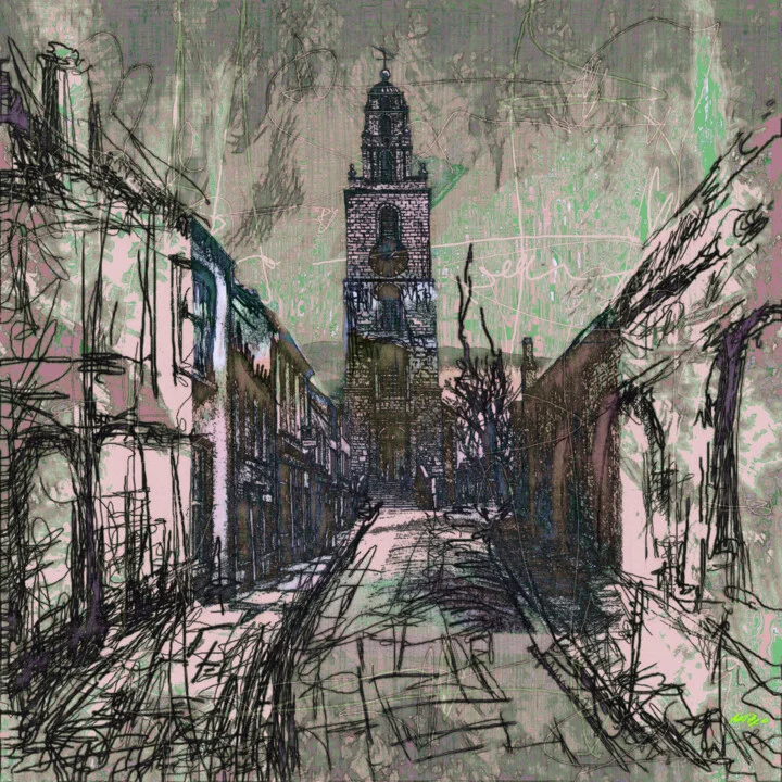 Click to view in high resolution Sage and Blush Church Digital Artwork