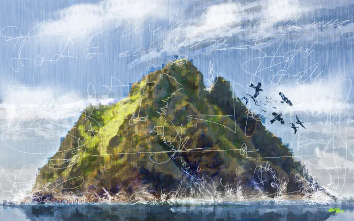 Click to view in high resolution Skellig Michael's Rugged Beauty in Digital