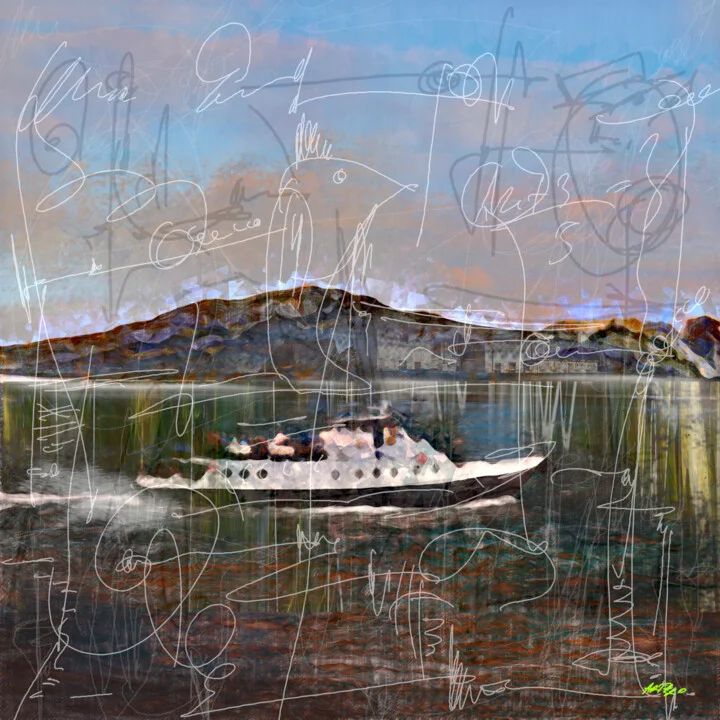 Click to view in high resolution Muted Coastal Life Art