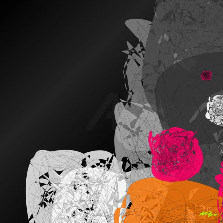 Click to view in high resolution Vibrant Magenta on Charcoal Background