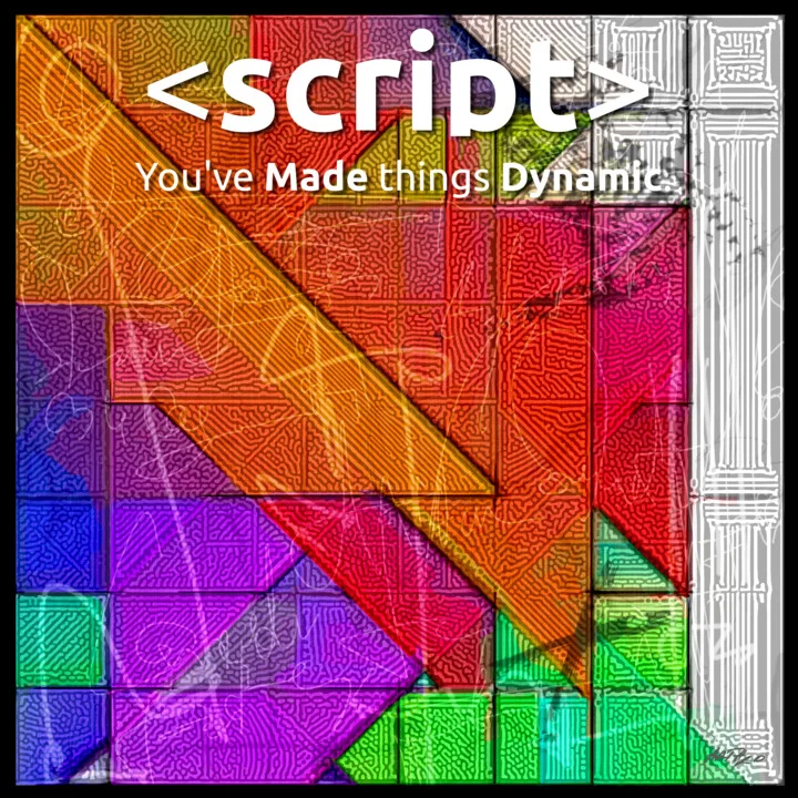 Click to view in high resolution Electric Orange and Magenta Dynamic Art