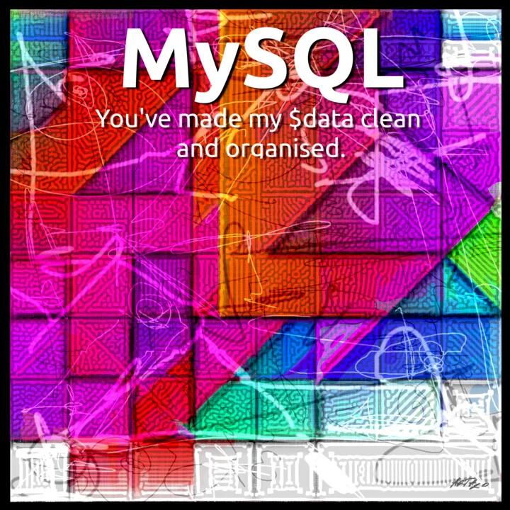 Click to view in high resolution Red and Blue Abstract Digital Grid