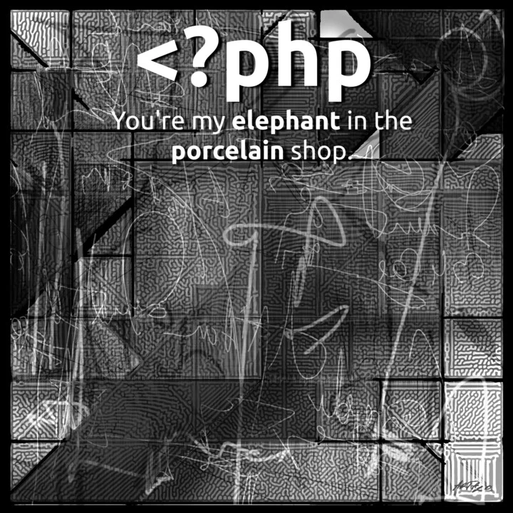 Click to view in high resolution Striking Black and White Digital Design