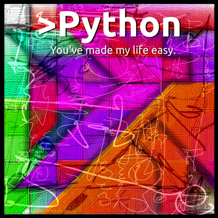 Click to view in high resolution Bright Green and Pink Geometric Art