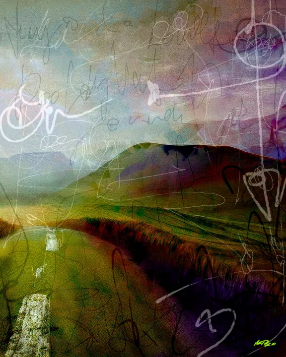Click to view in high resolution Dreamy Road Through Leenane in Digital Art