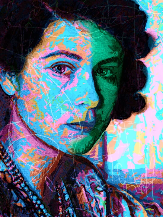 Click to view in high resolution Intriguing Aqua Portrait