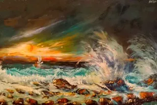 a painting of a storm 
DSC_0085_3.webp Wild Atlantic Ocean by memory