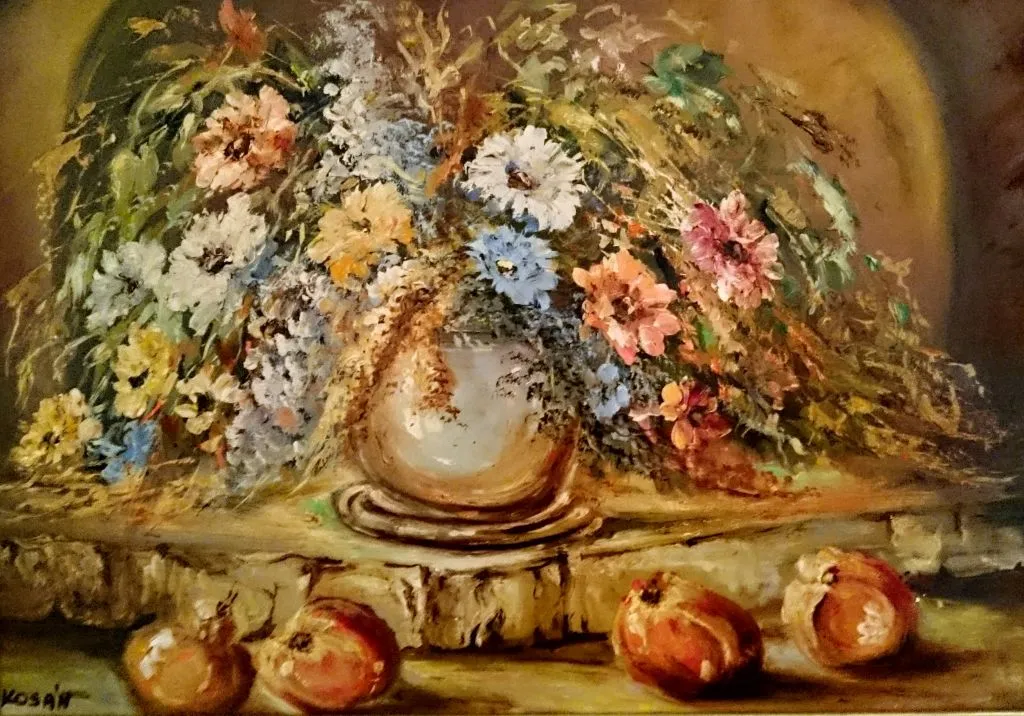 Floral paintings