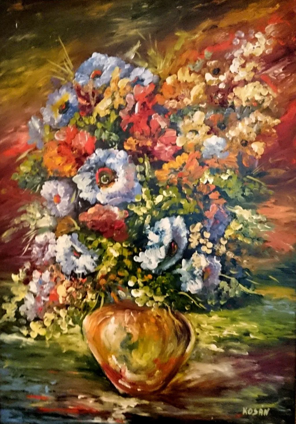 Floral paintings