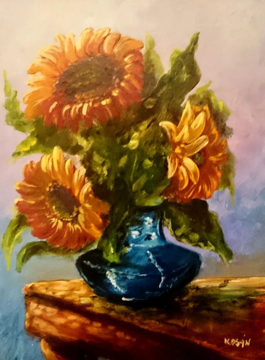 Floral paintings