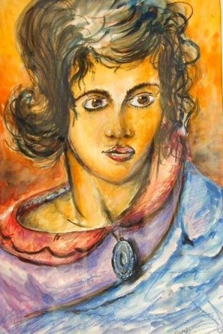 a painting of a woman 
1382944216kosanart-gyor-368.jpg Girl with amulett