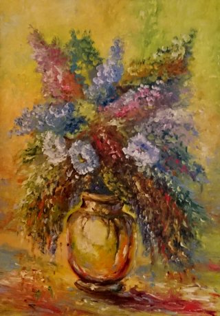a painting of flowers in a vase 
DSC_0169_1.jpg Spring flowers