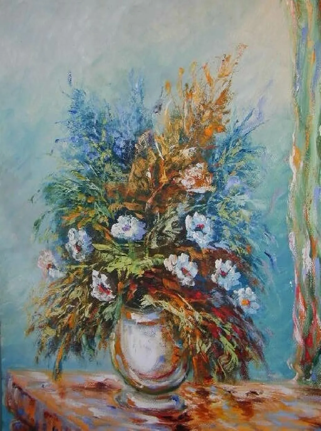 Floral paintings