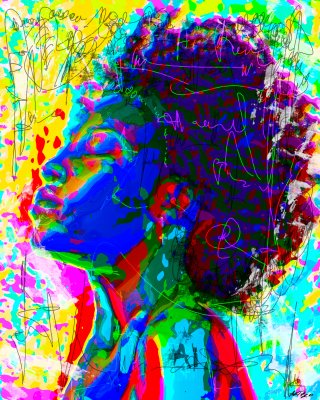 a woman with colorful hair 
AI-Woman2-3000px72dpi-001.jpg Ai Woman generated Art #01