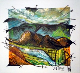 a painting of mountains and river 
arth2o-abstract-landscape-louisburgh-2023-01-1024x.jpg Sheeffry Hills Abstraction