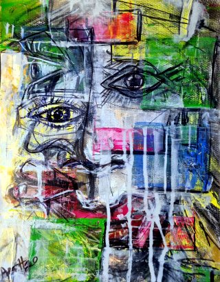 Exploring Emotions Through Color and Form Abstract Facial Expression