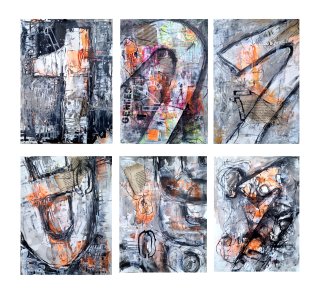 Vibrant representation of numerical forms in art